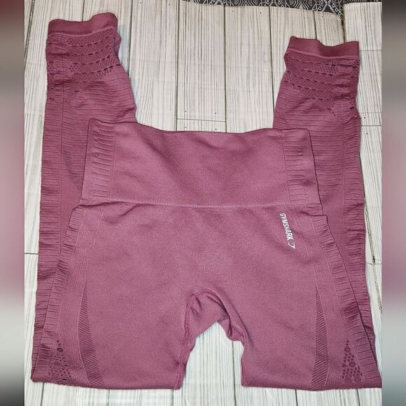 Gymshark Women's Energy+  Pink Rose Seamless Leggings Size S - Picture 5 of 16